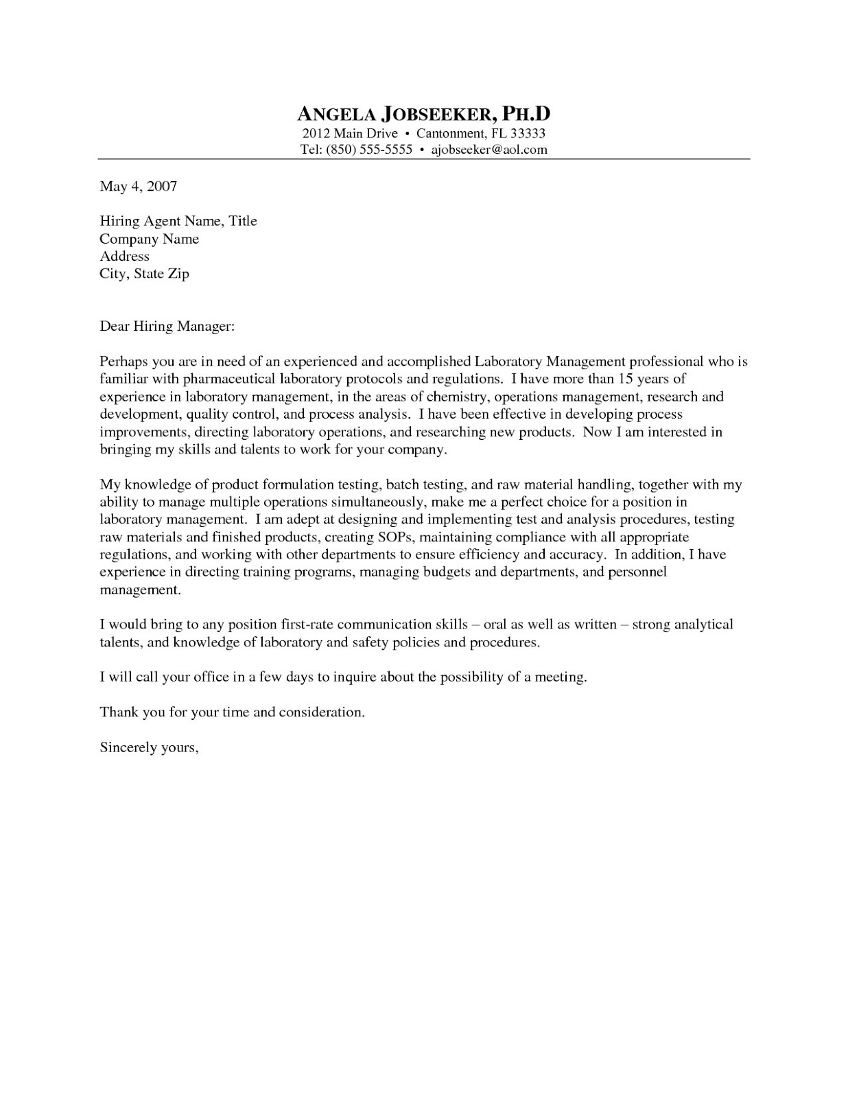 Education policy analyst cover letter